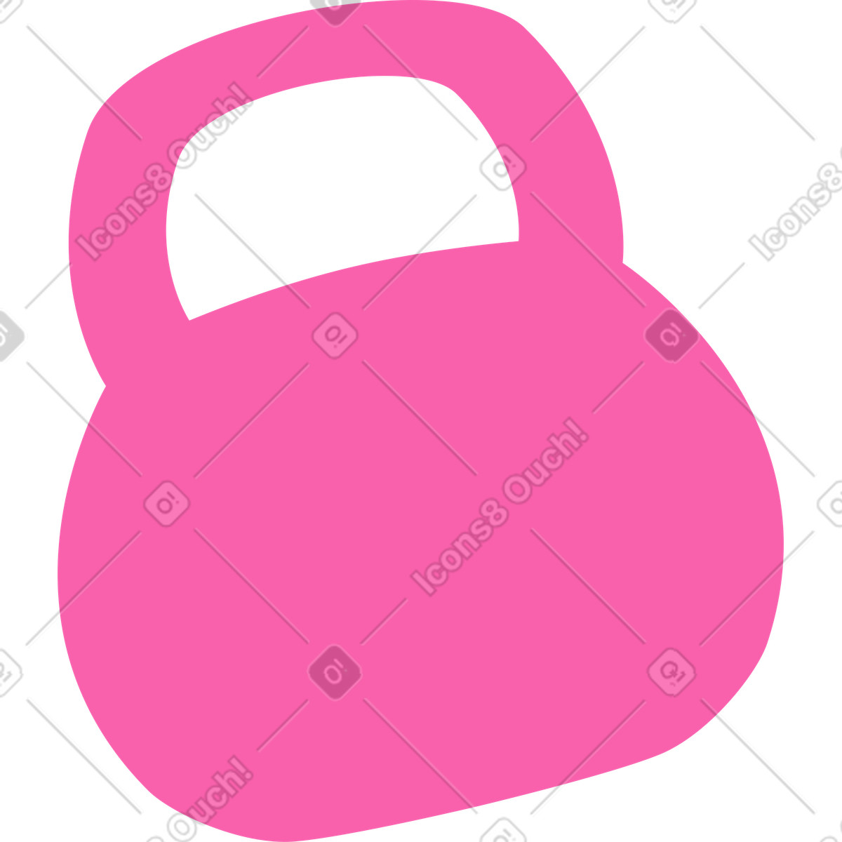 Kettlebell illustration in Whimsy style download in PNG, SVG