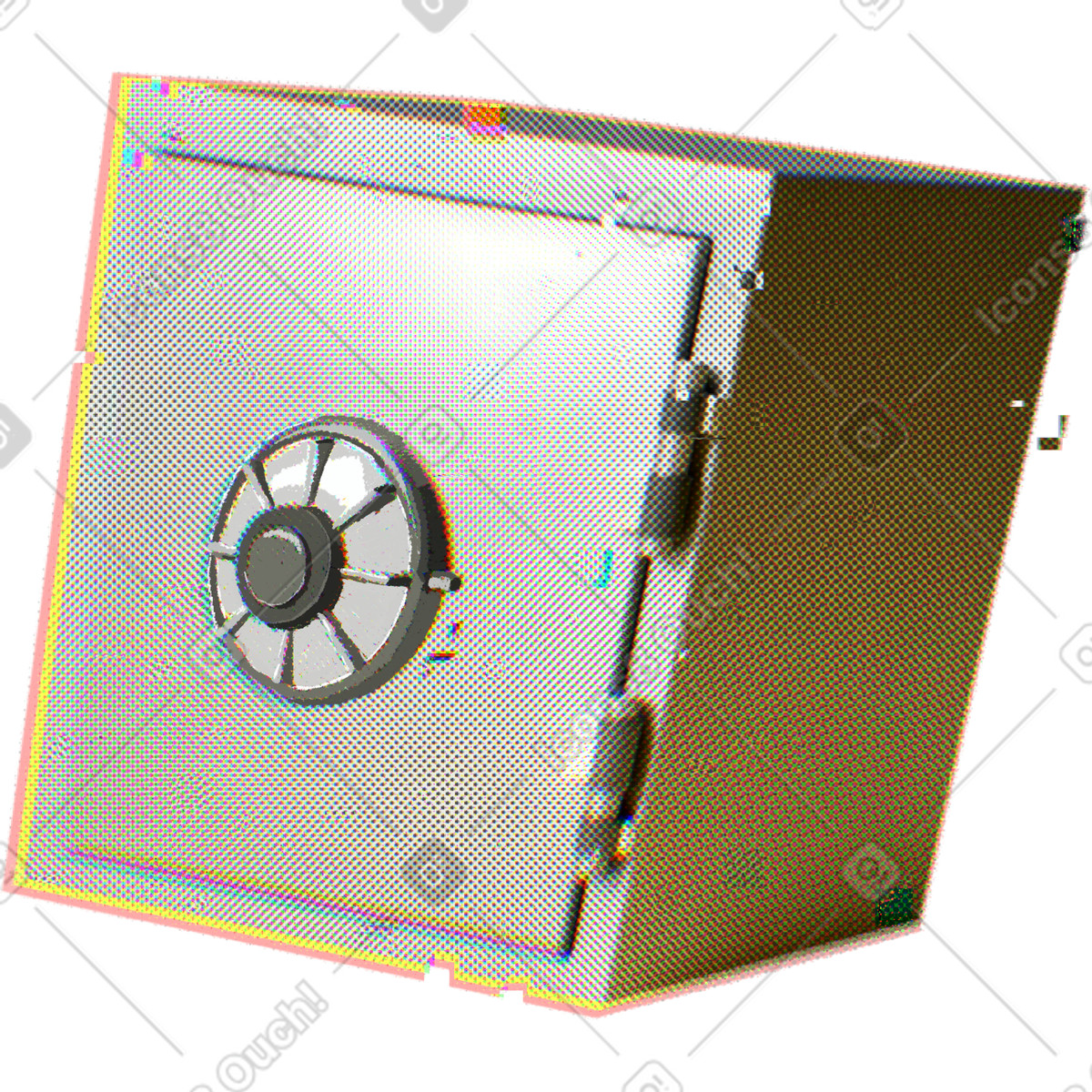Ilustración Safety metal box en estilo Energy a descargar en PNG y SVG