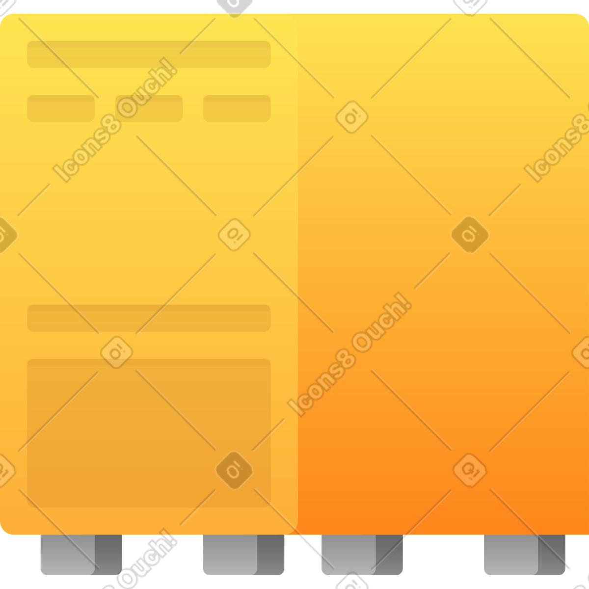 Scatola illustrazione in stile Hugo scarica in PNG, SVG