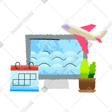 Vacation planning  PNG, SVG