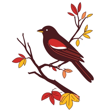 Red winged blackbird