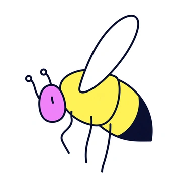 Detailed illustration of the segments and sensory functions of bee antennae