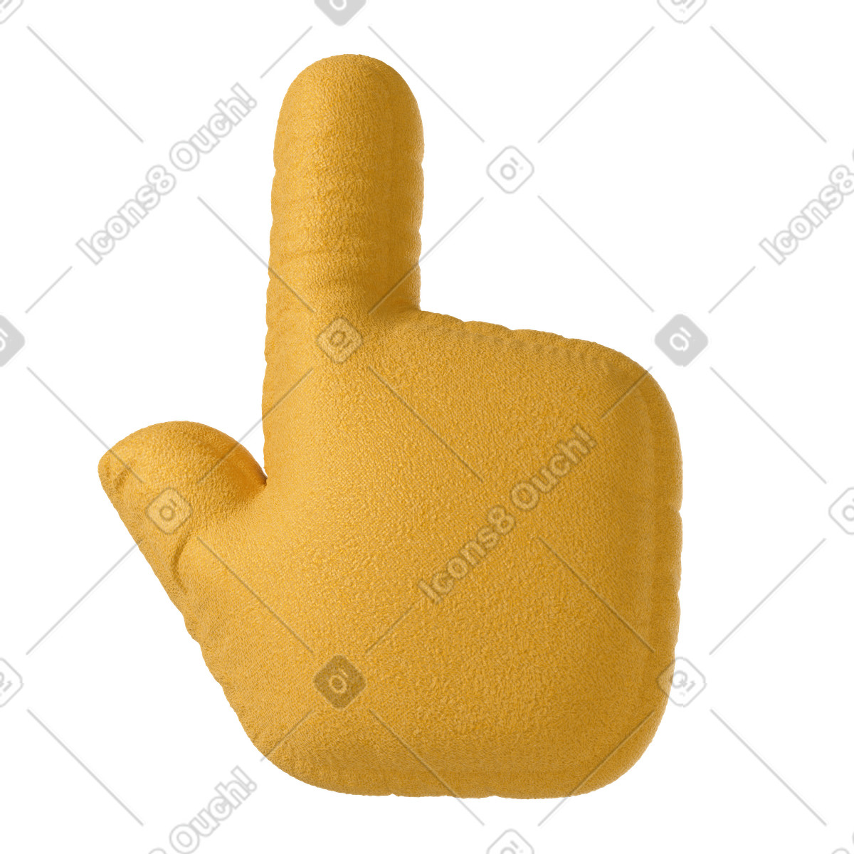 Ilustração de Hand cursor em no estilo 3D Plush icons para baixar em PNG, SVG