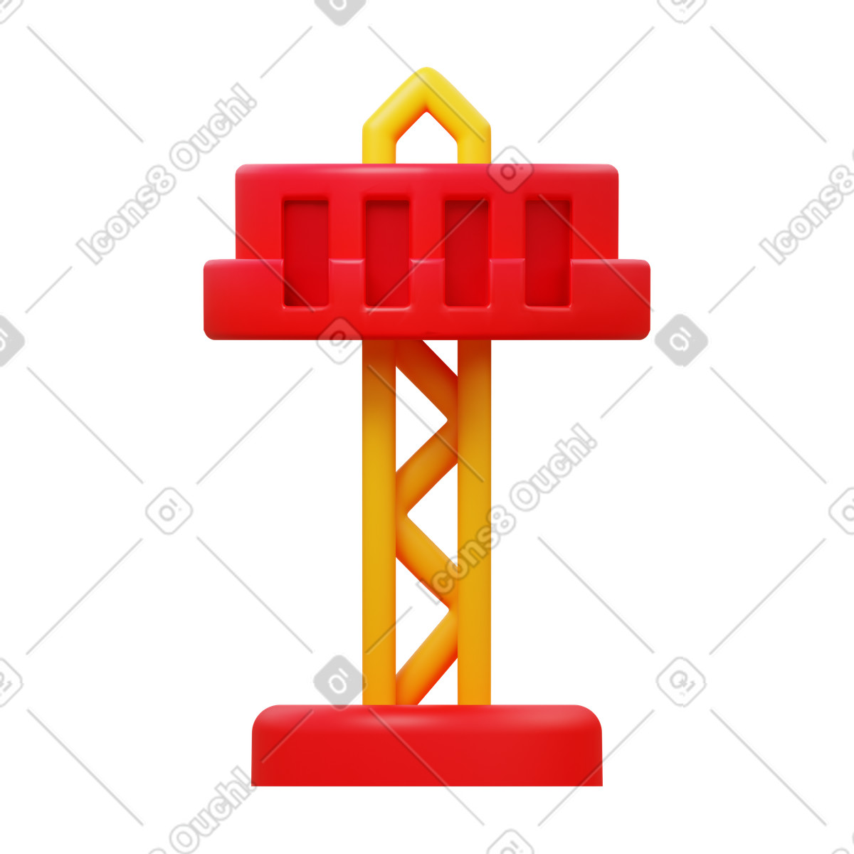 Big drop illustration in 3D Fluency style download in PNG, SVG