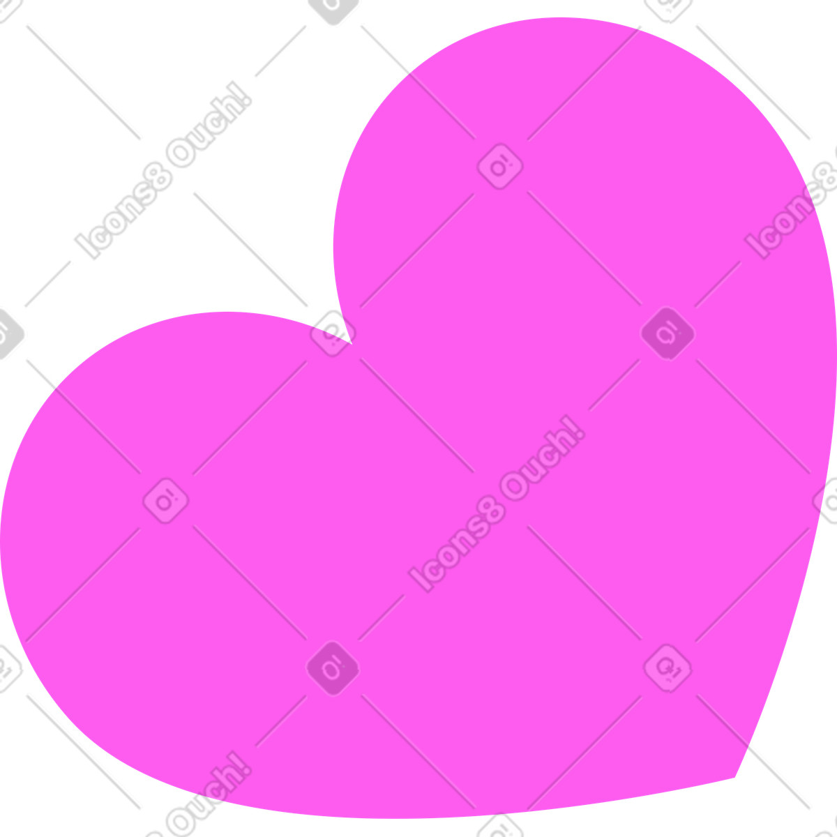 Herz-Illustration im Active-Stil als Download in PNG, SVG