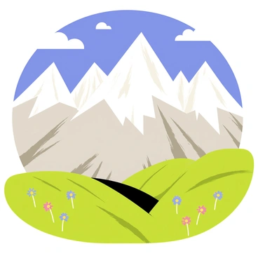 A breathtaking view of a snow-capped mountain range under a clear blue sky