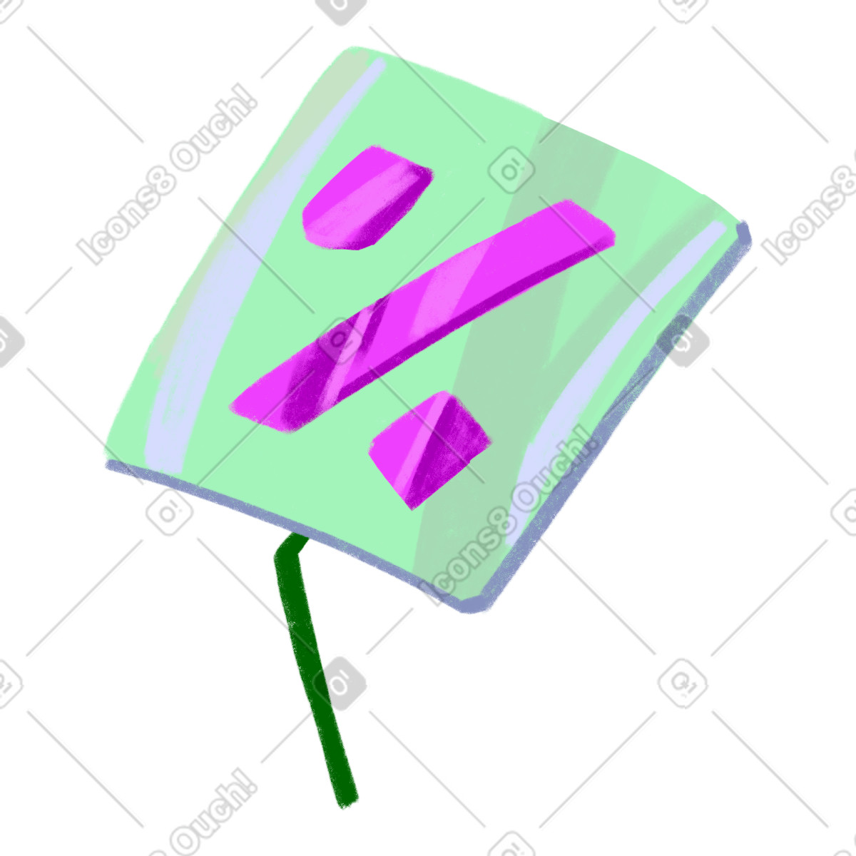 Ilustración Rebaja en estilo Atomic a descargar en PNG y SVG