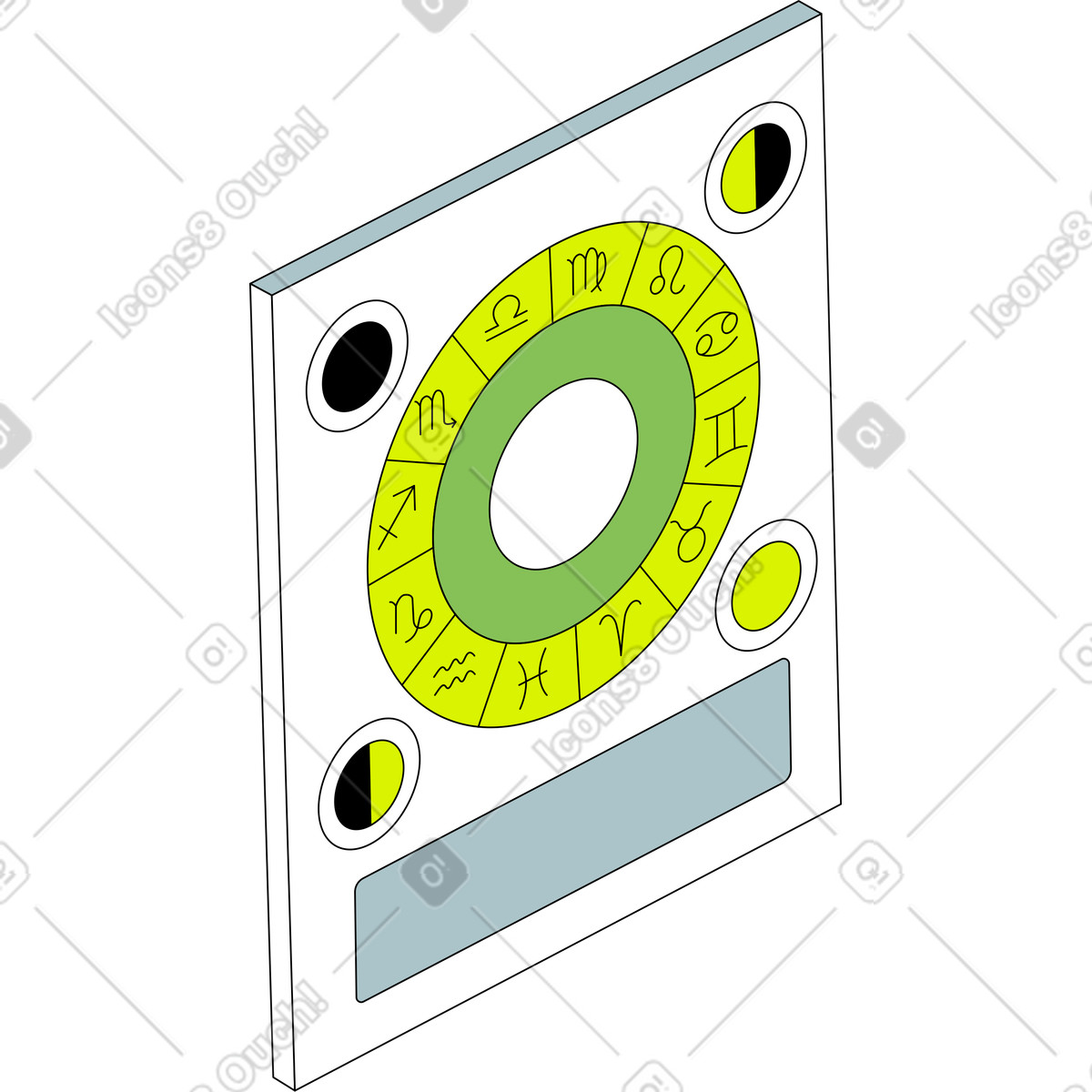 Illustration Astrological board dans le style Isometric à télécharger aux formats PNG, SVG