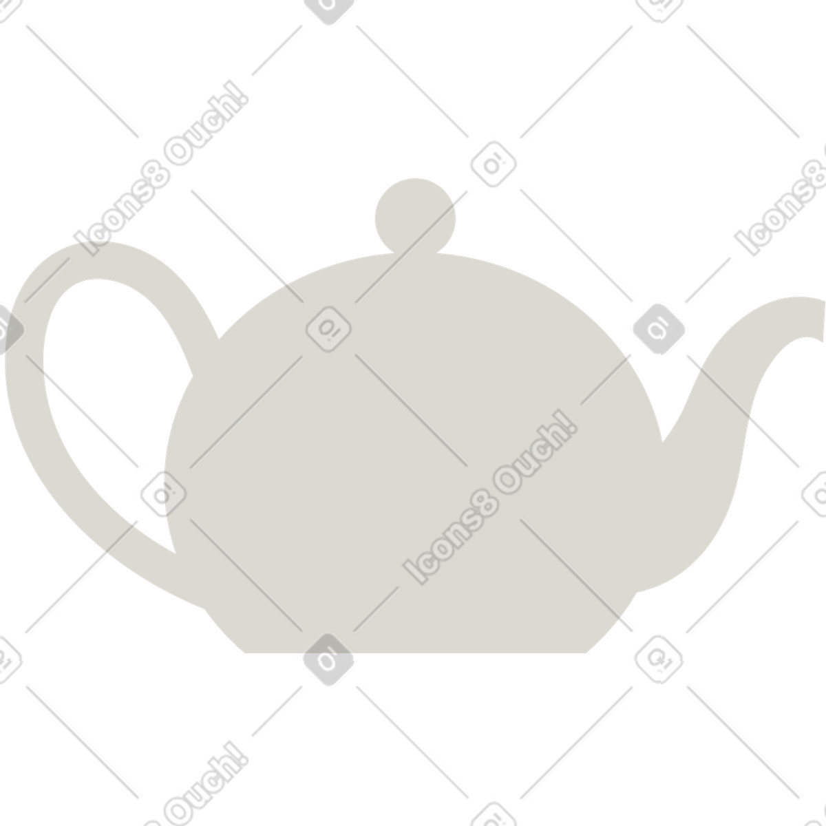 Tee set-Illustration im Burgundy-Stil als Download in PNG, SVG