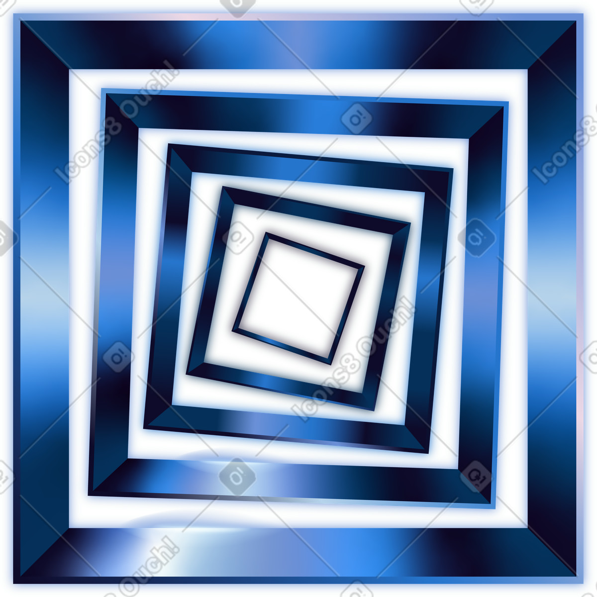 Metal tunnel illustrazione in stile Dimension scarica in PNG, SVG