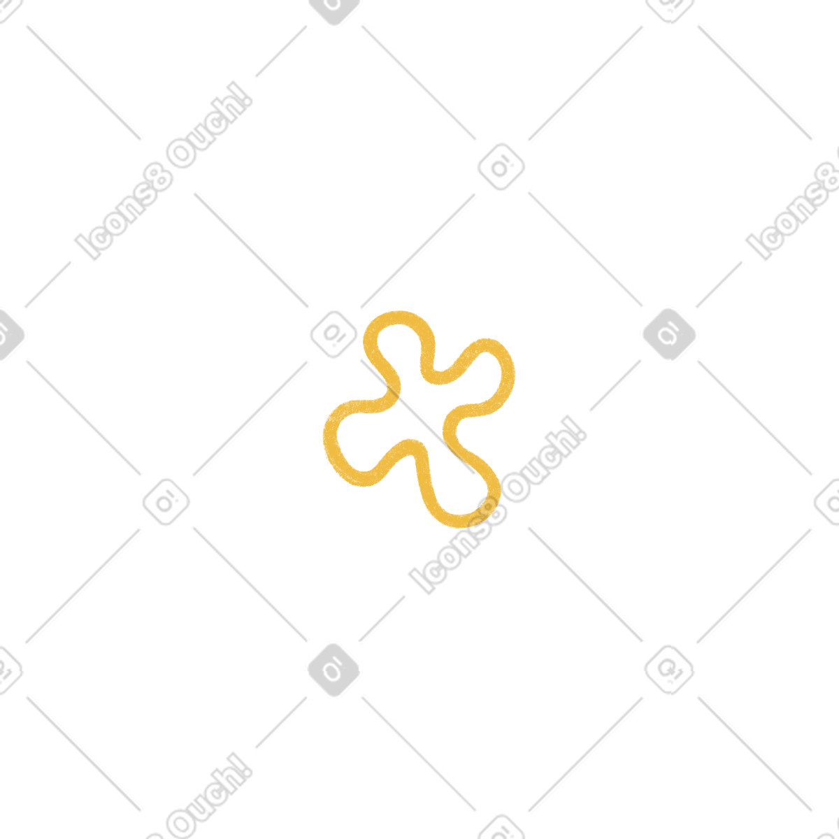 Ilustração de Mancha amarela em no estilo Tutti para baixar em PNG, SVG
