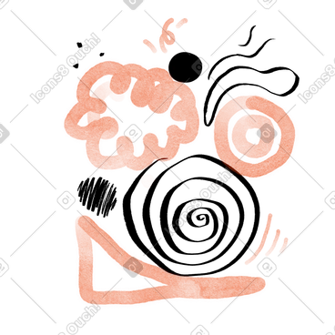 Anthropic Claude Hand Drawn风格矢量插图，PNG、SVG格式。