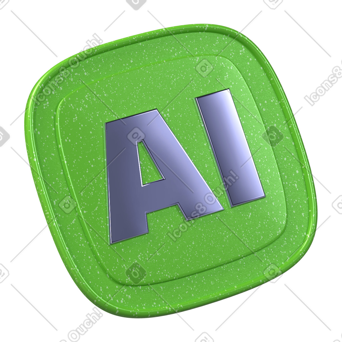 Du hast ein zeichen-Illustration im 3D Boost-Stil als Download in PNG, SVG