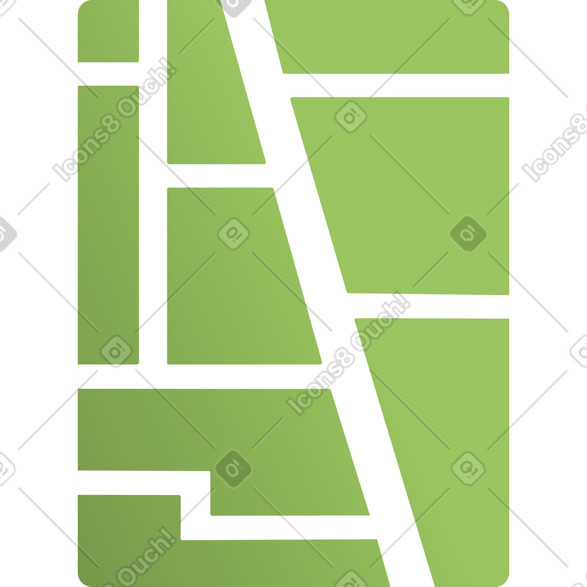Illustration Carte de la ville dans le style Silky à télécharger aux formats PNG, SVG