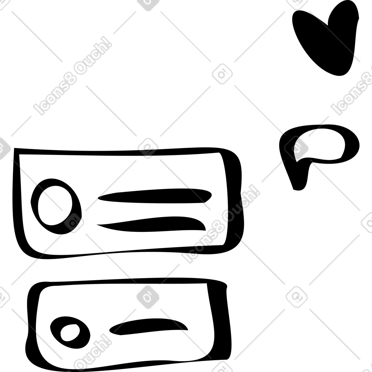 Ui stream illustration in Journal style download in PNG, SVG