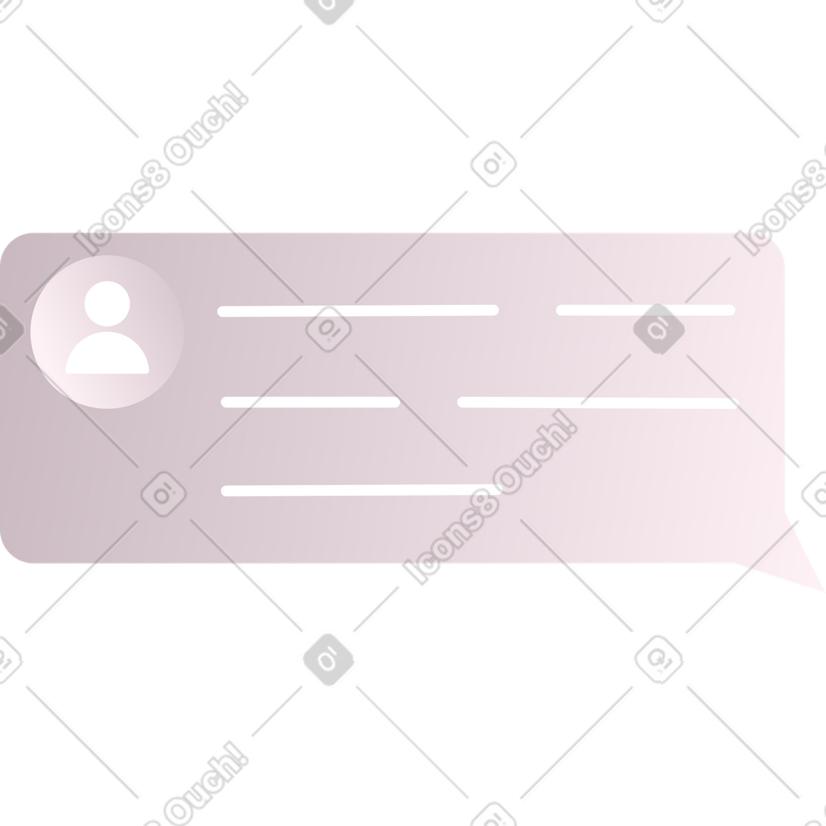 Große botschaft-Illustration im Silky-Stil als Download in PNG, SVG