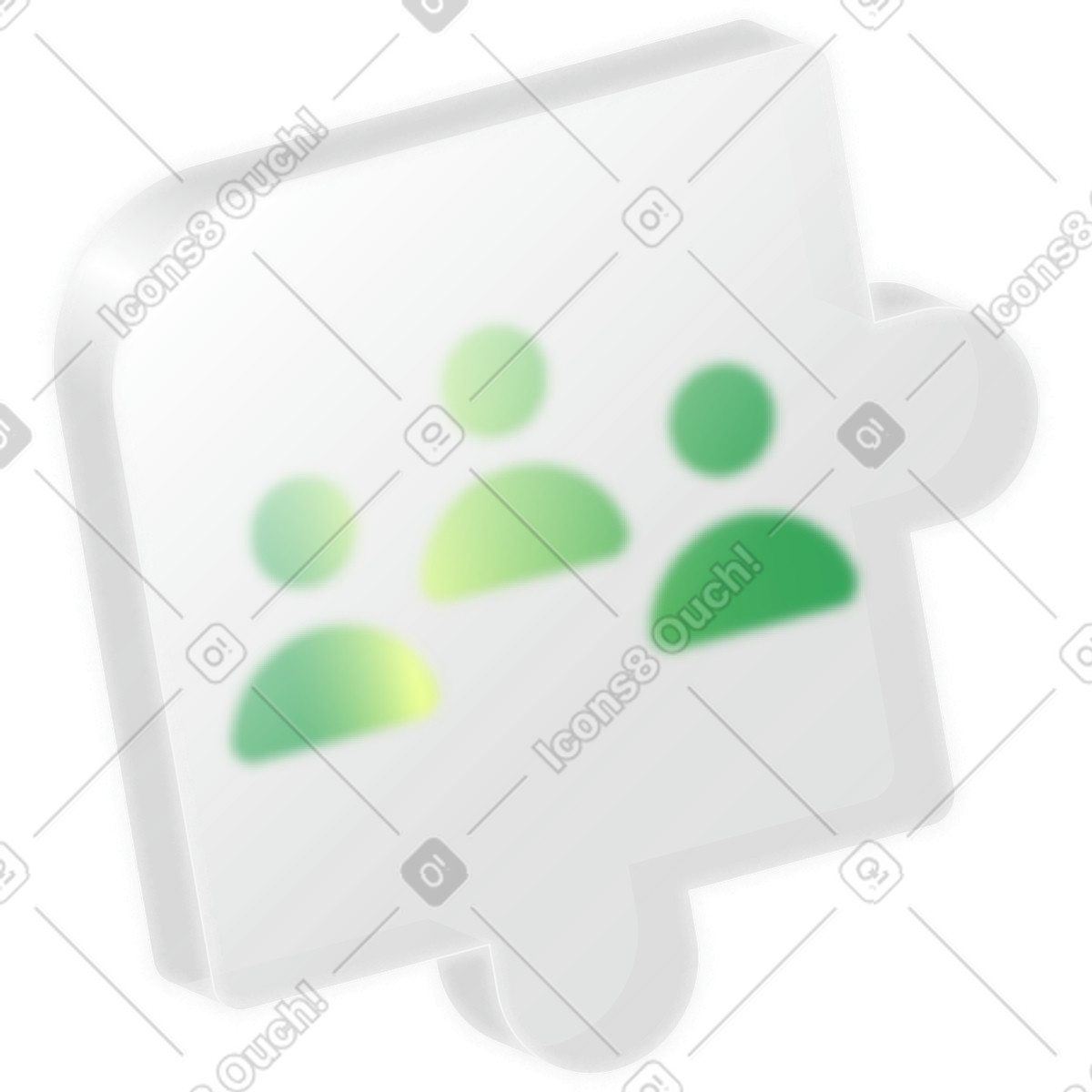 Teil des puzzles mit team-symbol-Illustration im Burst-Stil als Download in PNG, SVG