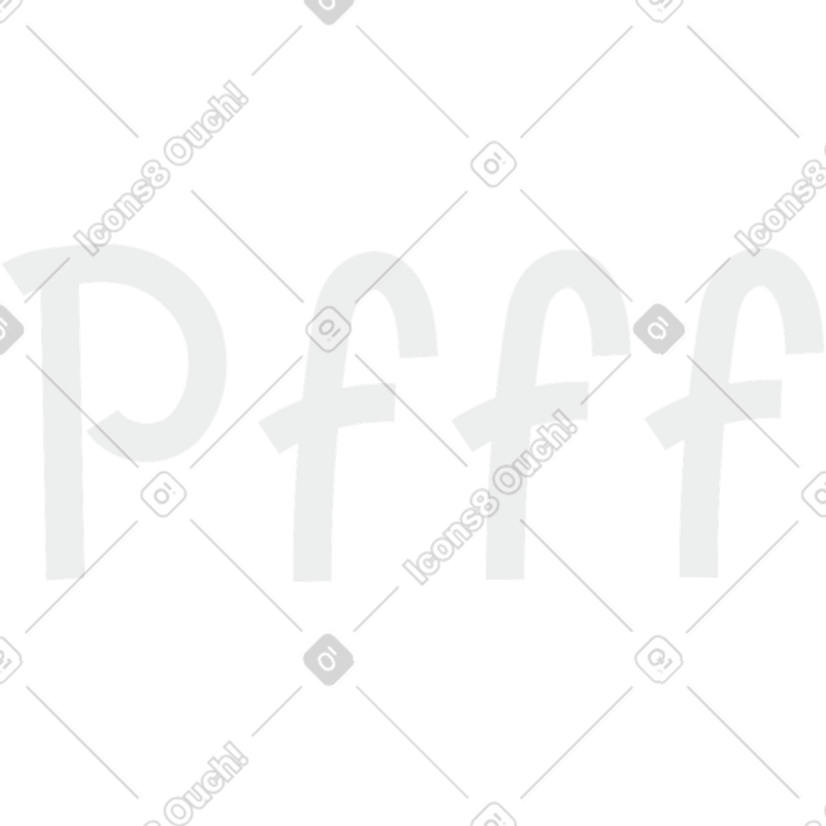 Pfff illustration in Clip style download in PNG, SVG