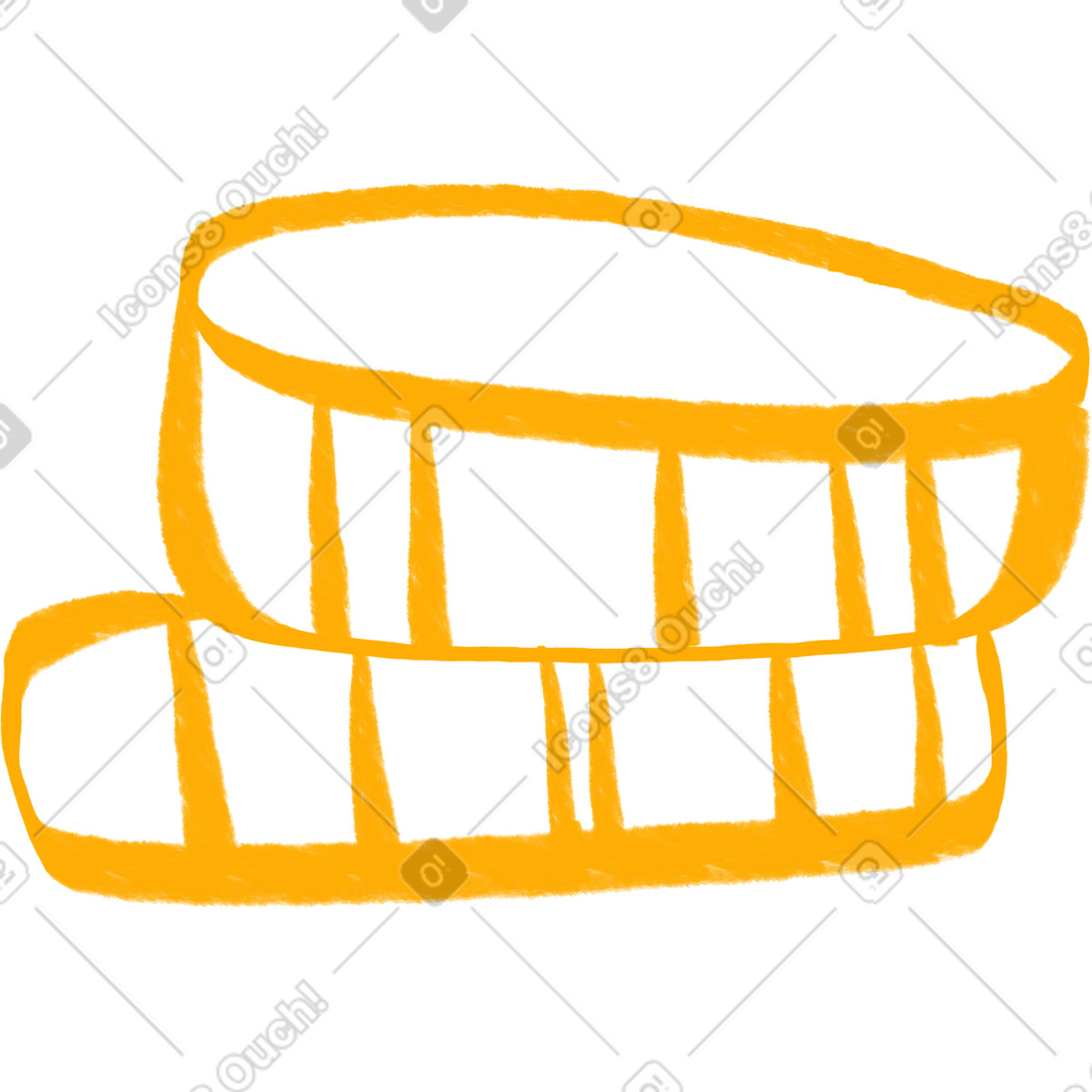 Ilustración Dos monedas una encima de la otra en estilo Company a descargar en PNG y SVG