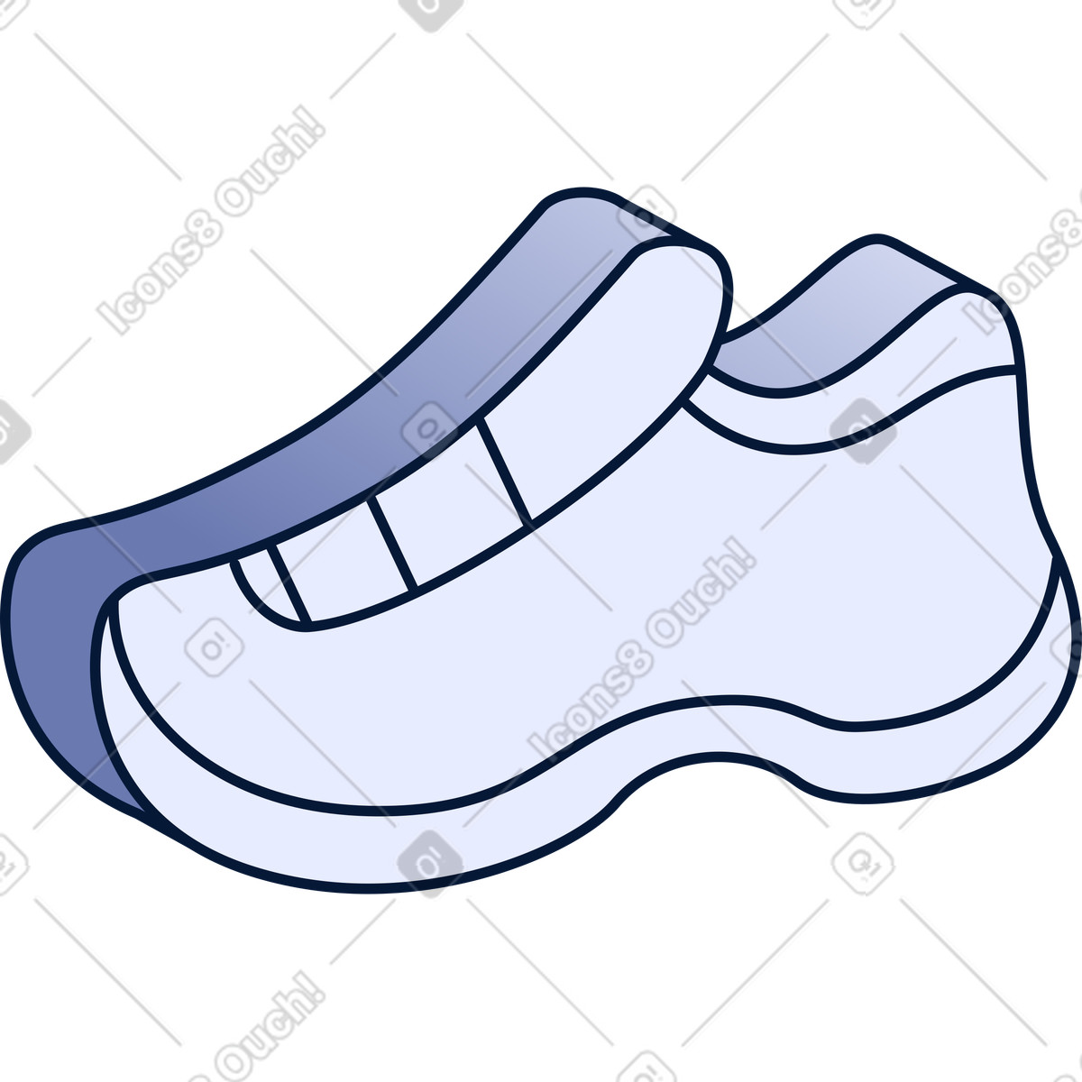 下载 Neat 风格的 运动鞋 插画，支持 PNG、SVG 格式