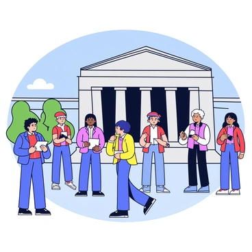 Reporters and photographers gathered outside of a courthouse, eager for news