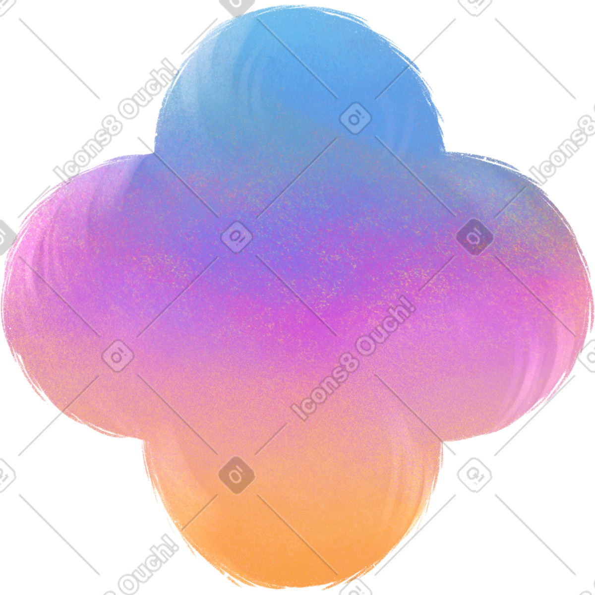 Иллюстрация Colored abstraction stain в PNG и SVG
