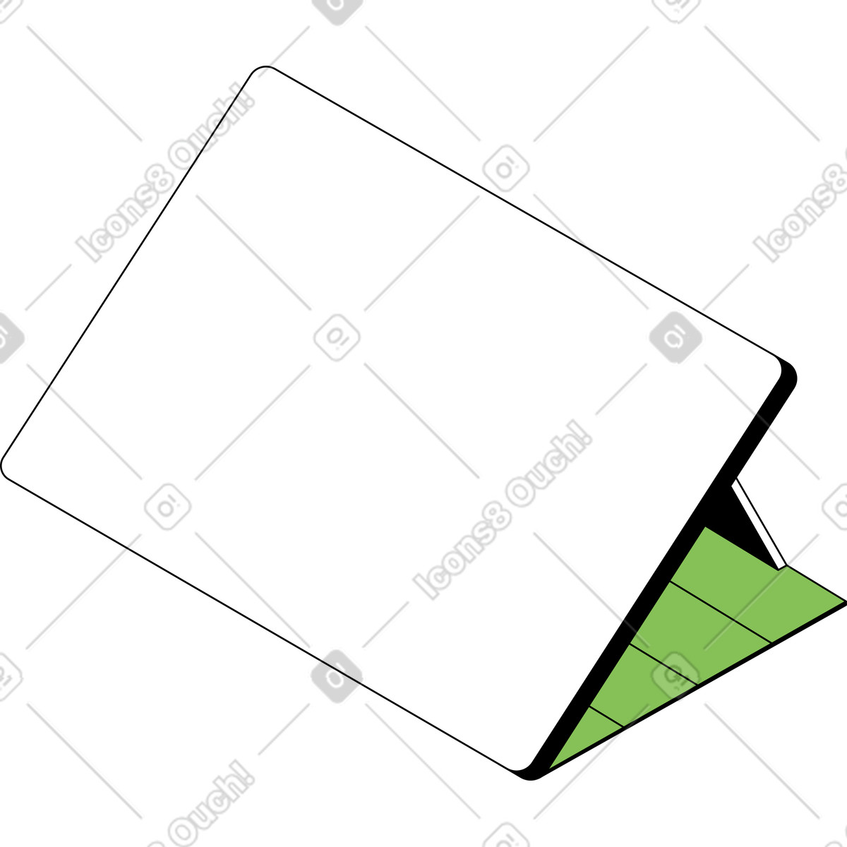 Tampone illustrazione in stile Isometric scarica in PNG, SVG