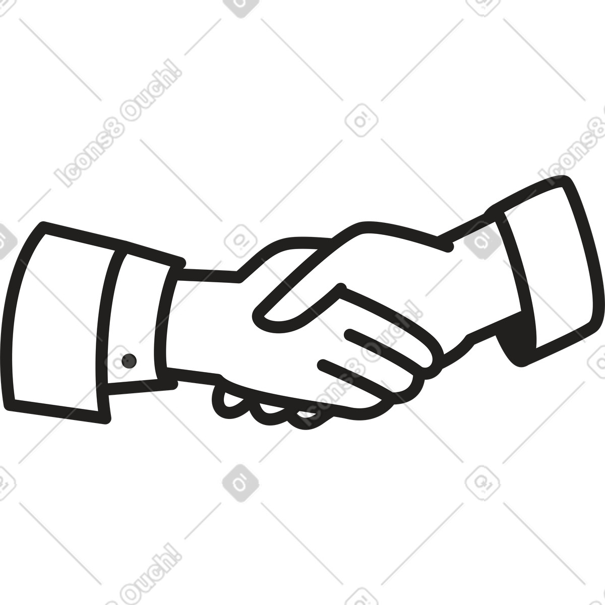 Mani che tremano illustrazione in stile Little scarica in PNG, SVG