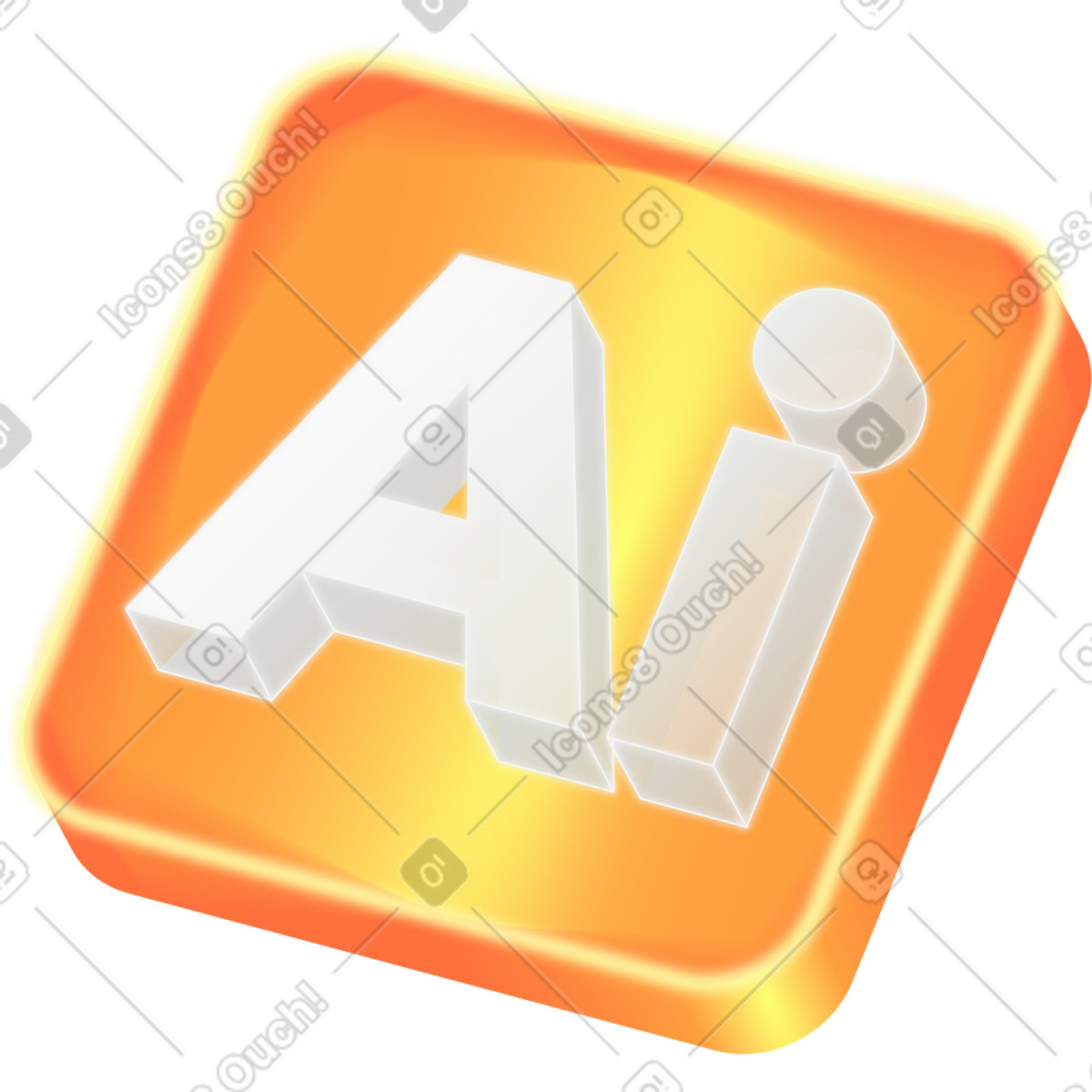 Ilustración Letrero de adobe illustrator en estilo Burst a descargar en PNG y SVG