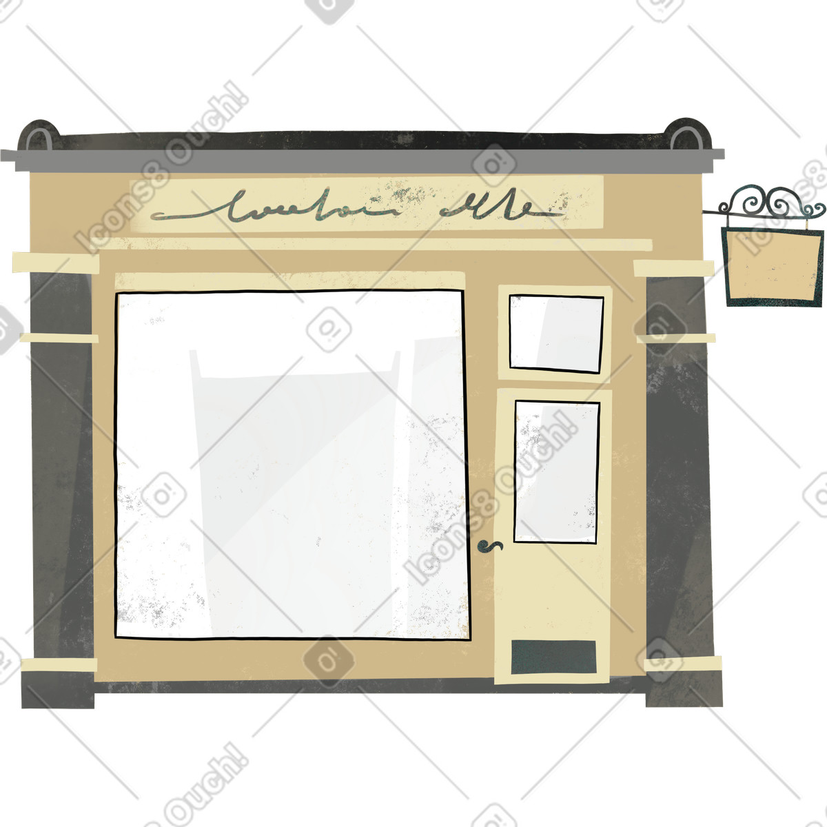 Illustration Boutique dans le style Fabulous à télécharger aux formats PNG, SVG
