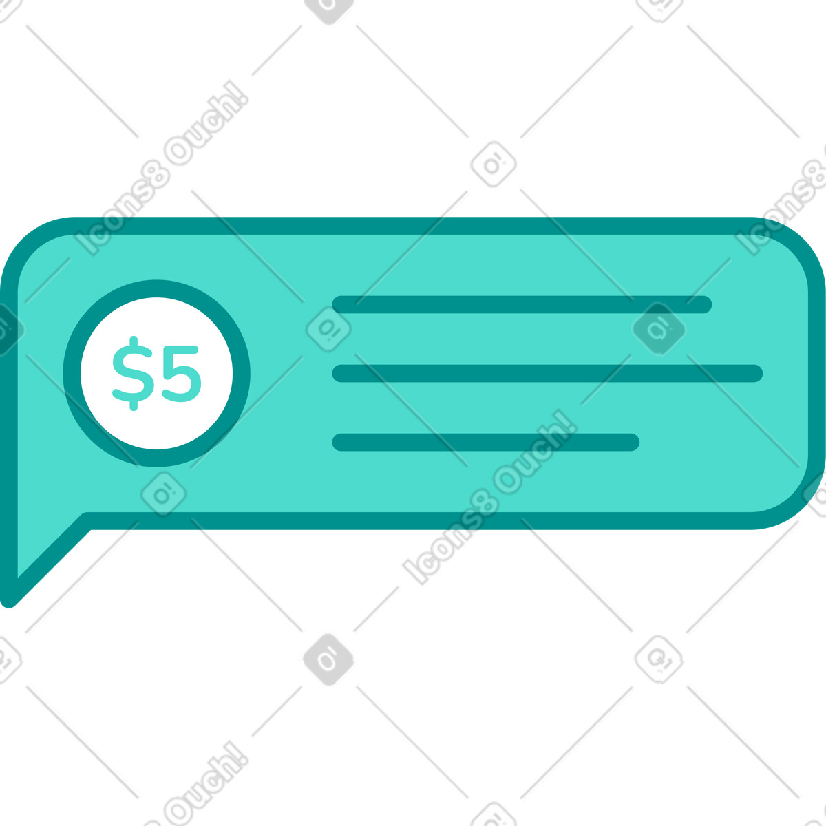 Botschaft-Illustration im Natty-Stil als Download in PNG, SVG