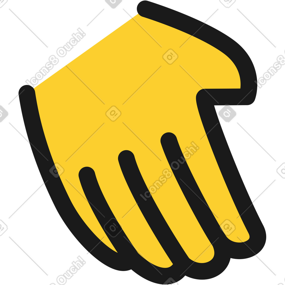 Ilustración Mano en estilo Taxi a descargar en PNG y SVG