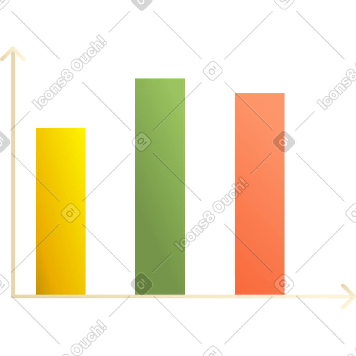 Illustration Graphique avec dynamique dans le style Silky à télécharger aux formats PNG, SVG