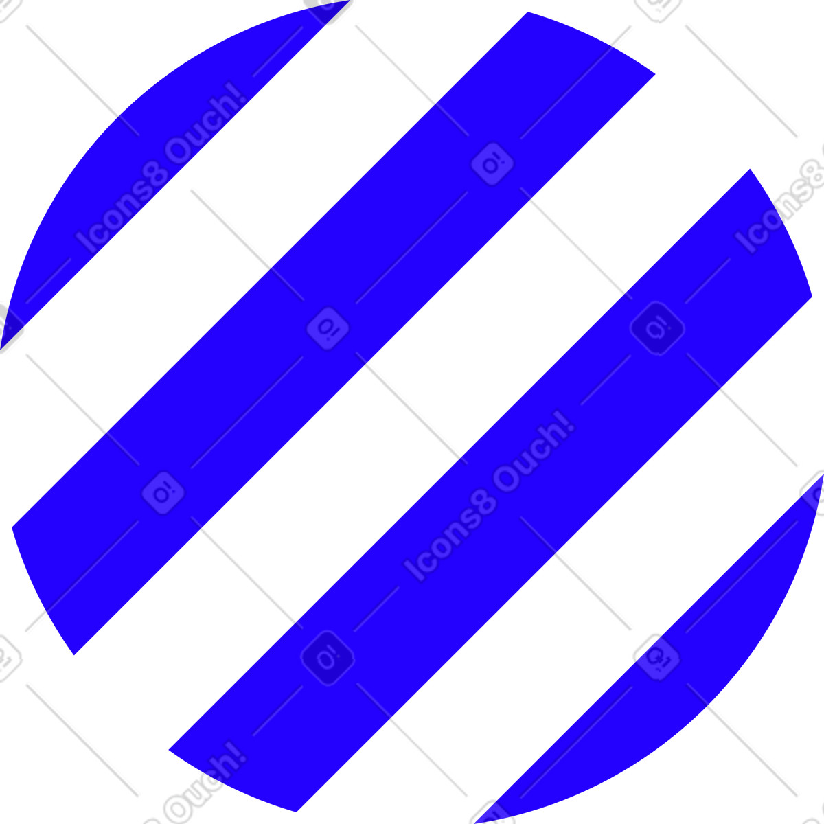 Striped circle illustration in Framework style download in PNG, SVG