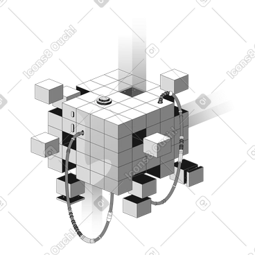 Illustrations vectorielles style Futuristic aux formats PNG et SVG