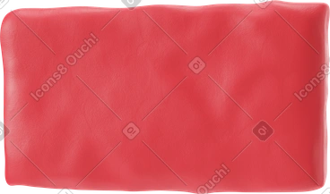 붉은 천으로 3d 몸통 PNG, SVG