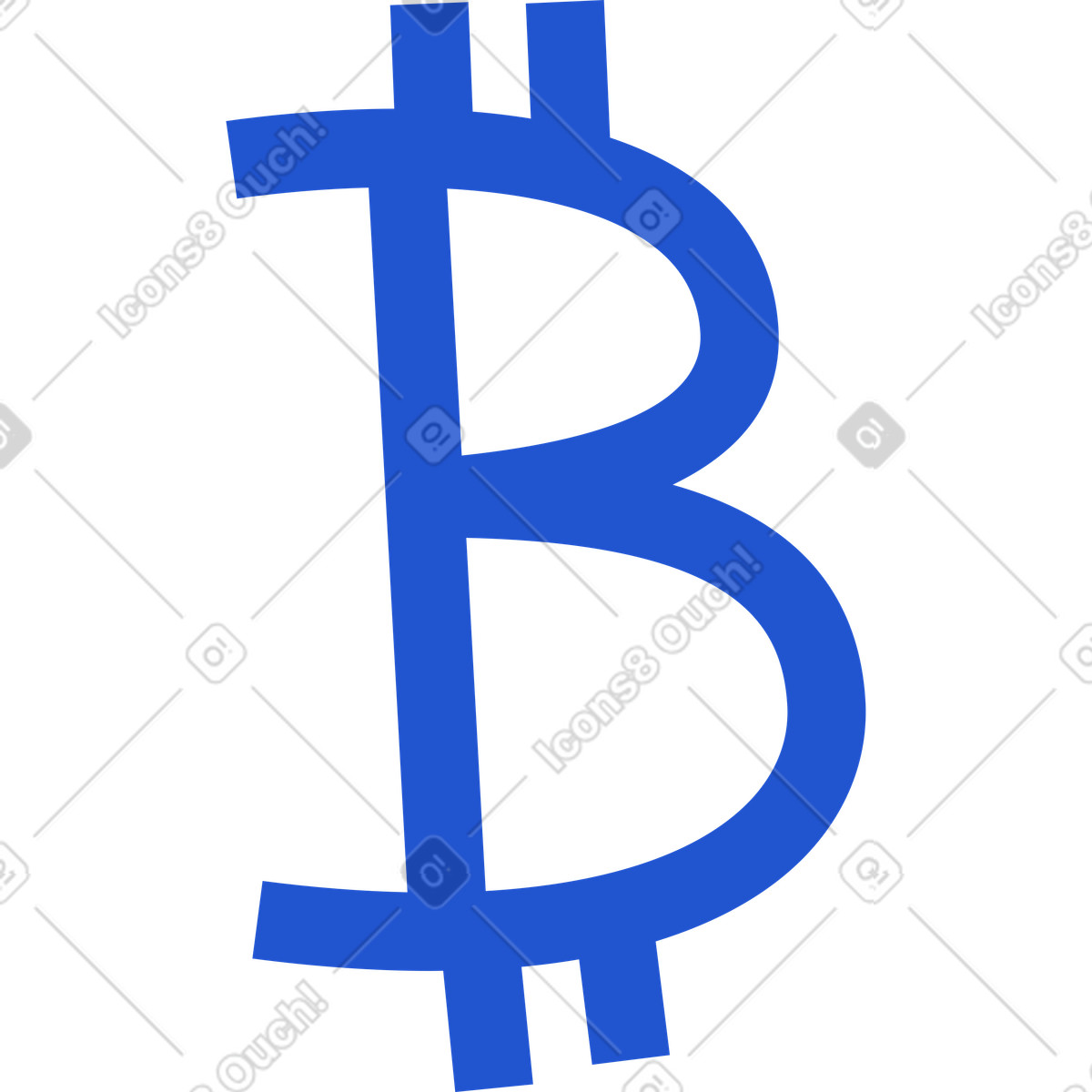 Ilustração de Sinal bitcoin em no estilo Glossy para baixar em PNG, SVG