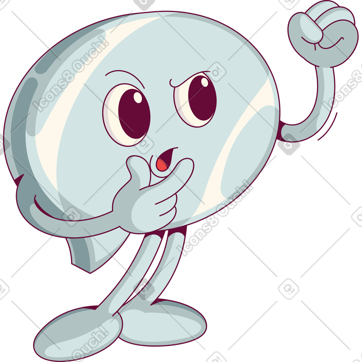 Ilustração de Balão fala em no estilo Handy para baixar em PNG, SVG