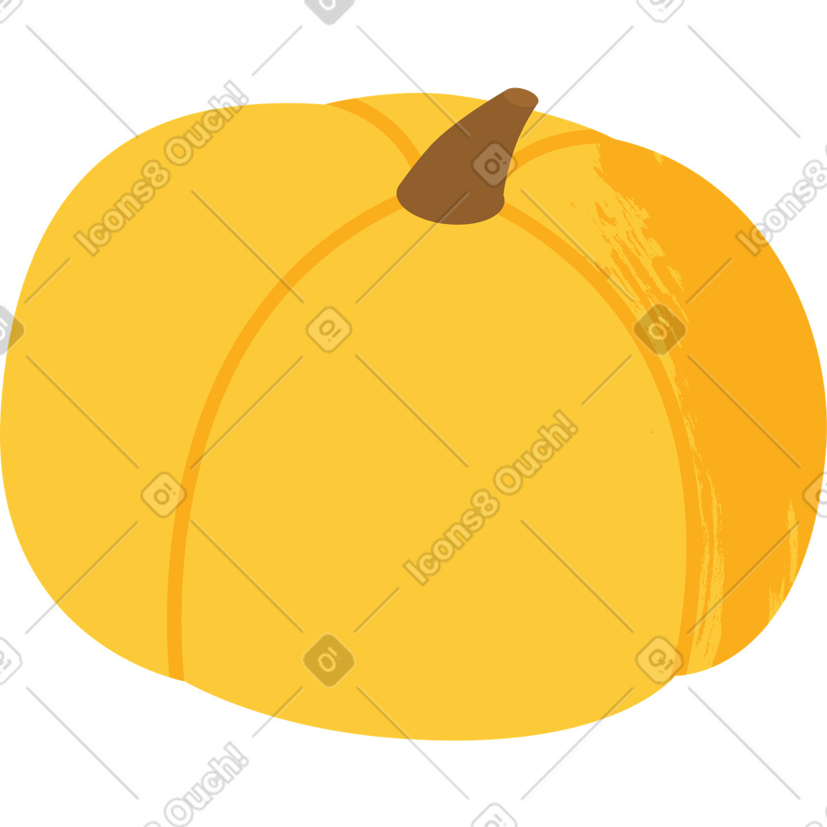 Juicy スタイルの かぼちゃ のイラストをPNG、SVG形式でダウンロード
