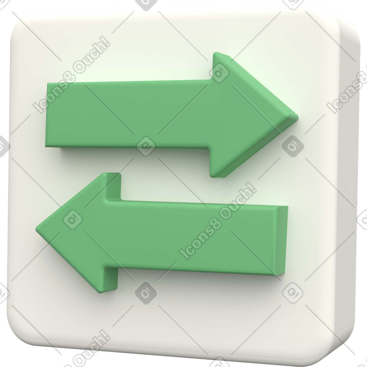 Data synchronization arrows, system exchange-Illustration im 3D Grid-Stil als Download in PNG, SVG