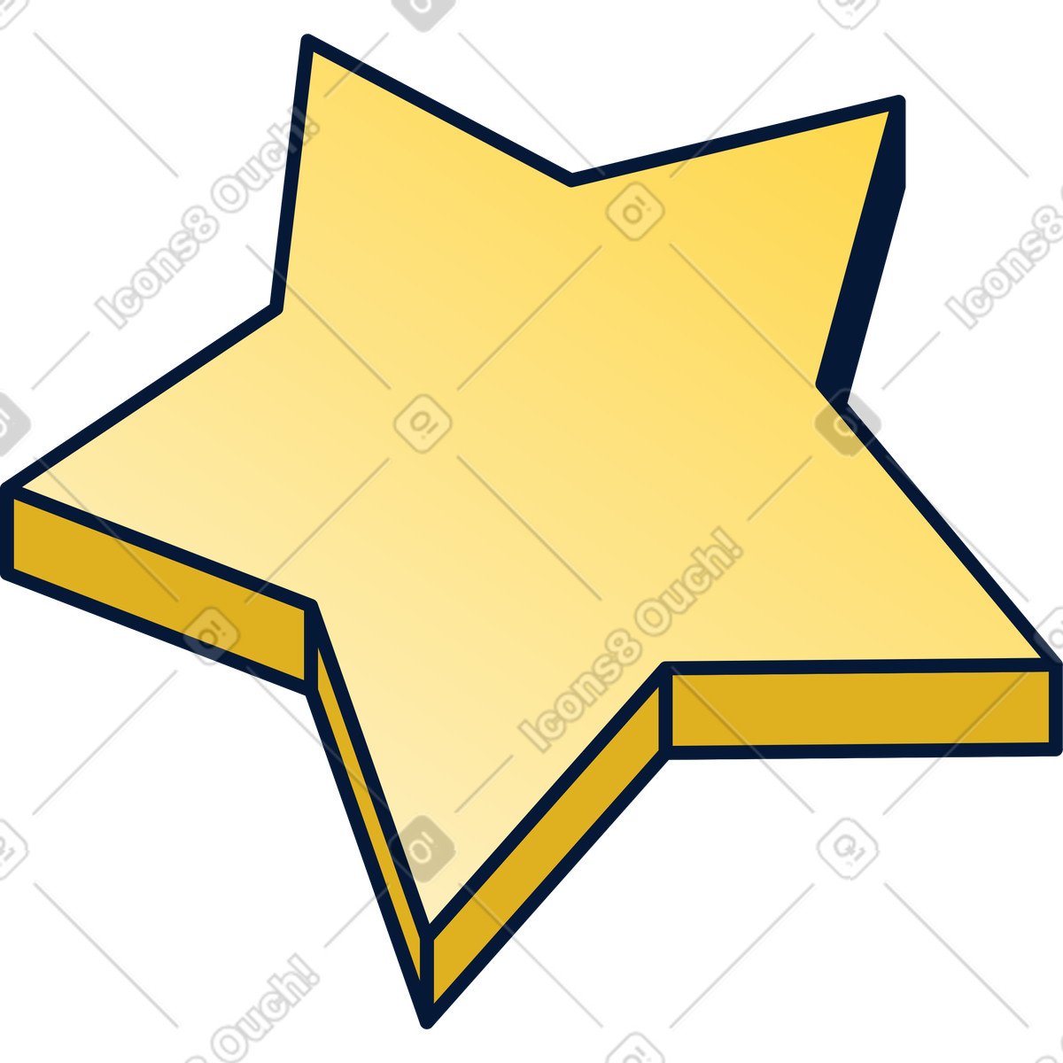 Star illustration in Neat style download in PNG, SVG