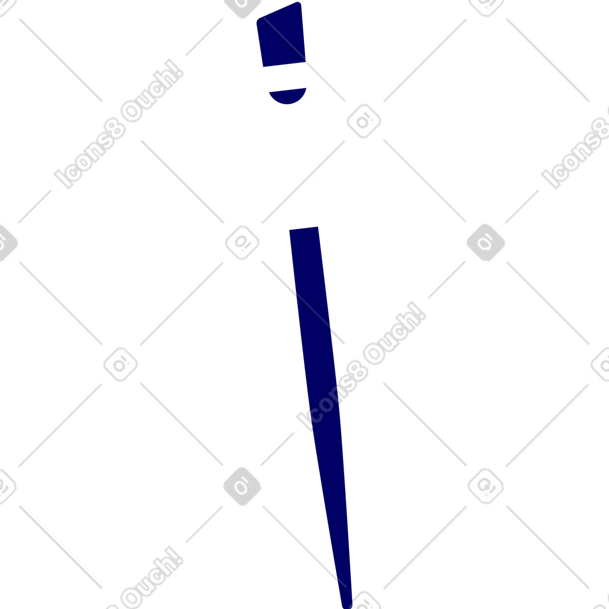 Illustration Pinceau dans le style Lounge à télécharger aux formats PNG, SVG