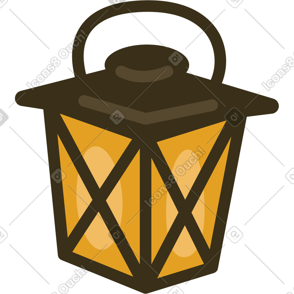Ilustração de Lantern em no estilo Arabica para baixar em PNG, SVG
