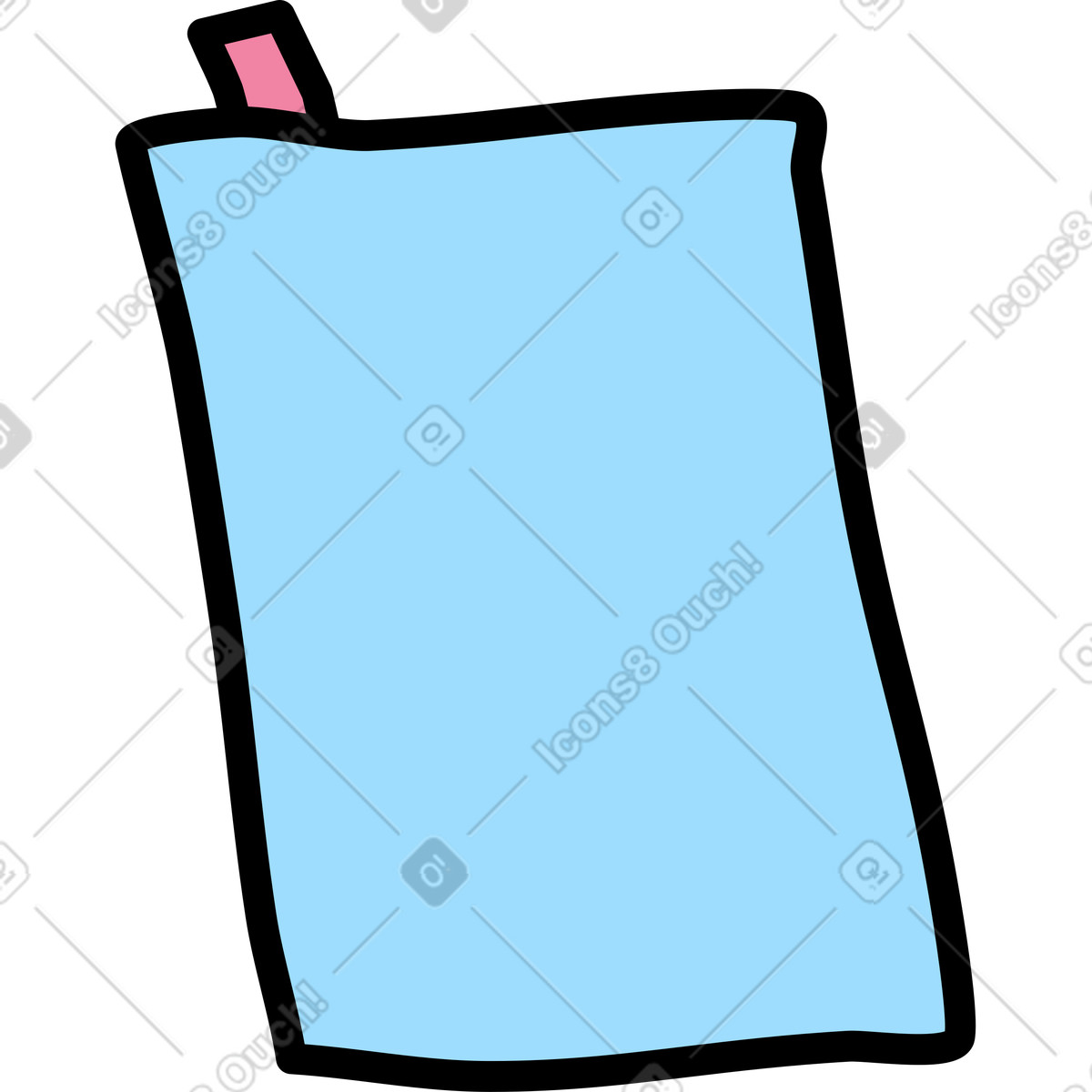 Ilustração de Folha papel em no estilo Notes para baixar em PNG, SVG