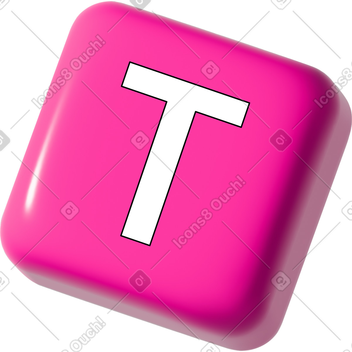 Text tool illustration in Pop style download in PNG, SVG