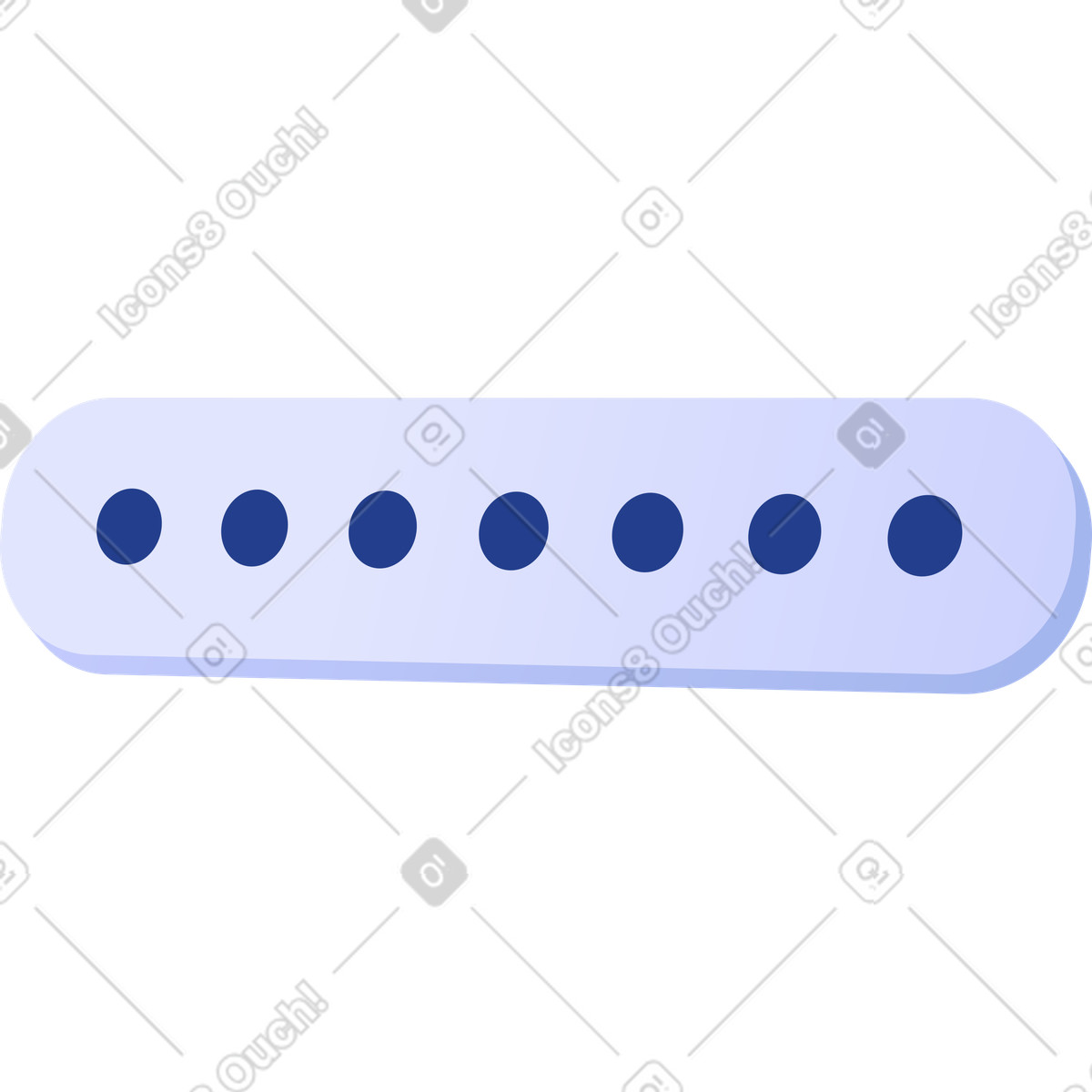 Password illustration in Quantum style download in PNG, SVG