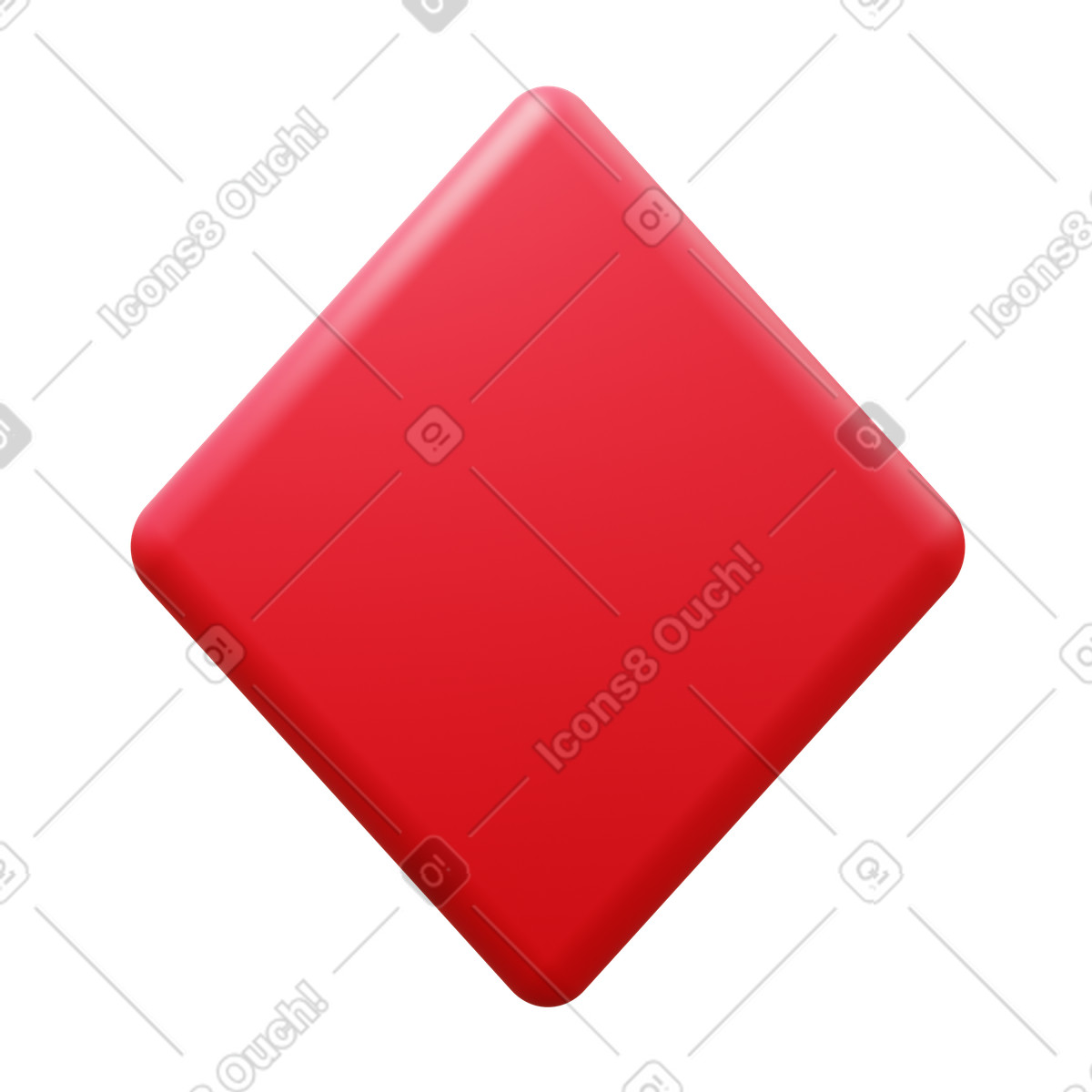 Ilustración Diamantes en estilo 3D Fluency a descargar en PNG y SVG