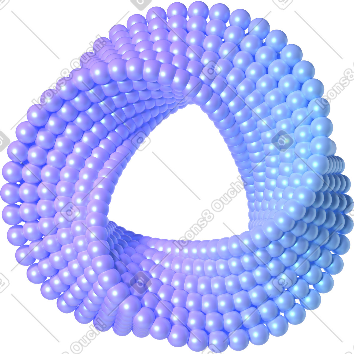 GIF, Lottie(JSON), AE Mobius strip 애니메이션 일러스트레이션