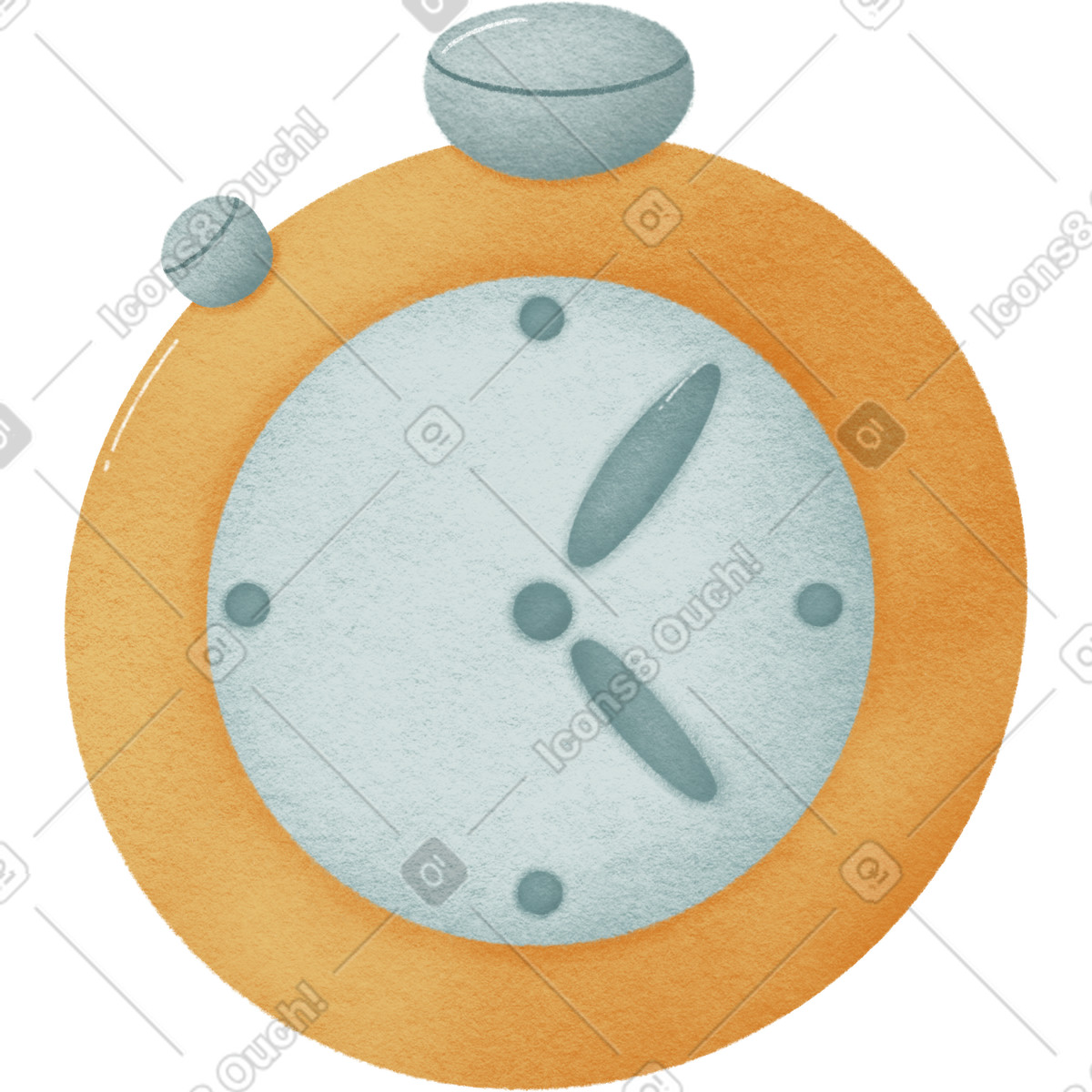 Ilustração de Stopwatch em no estilo Woolly para baixar em PNG, SVG