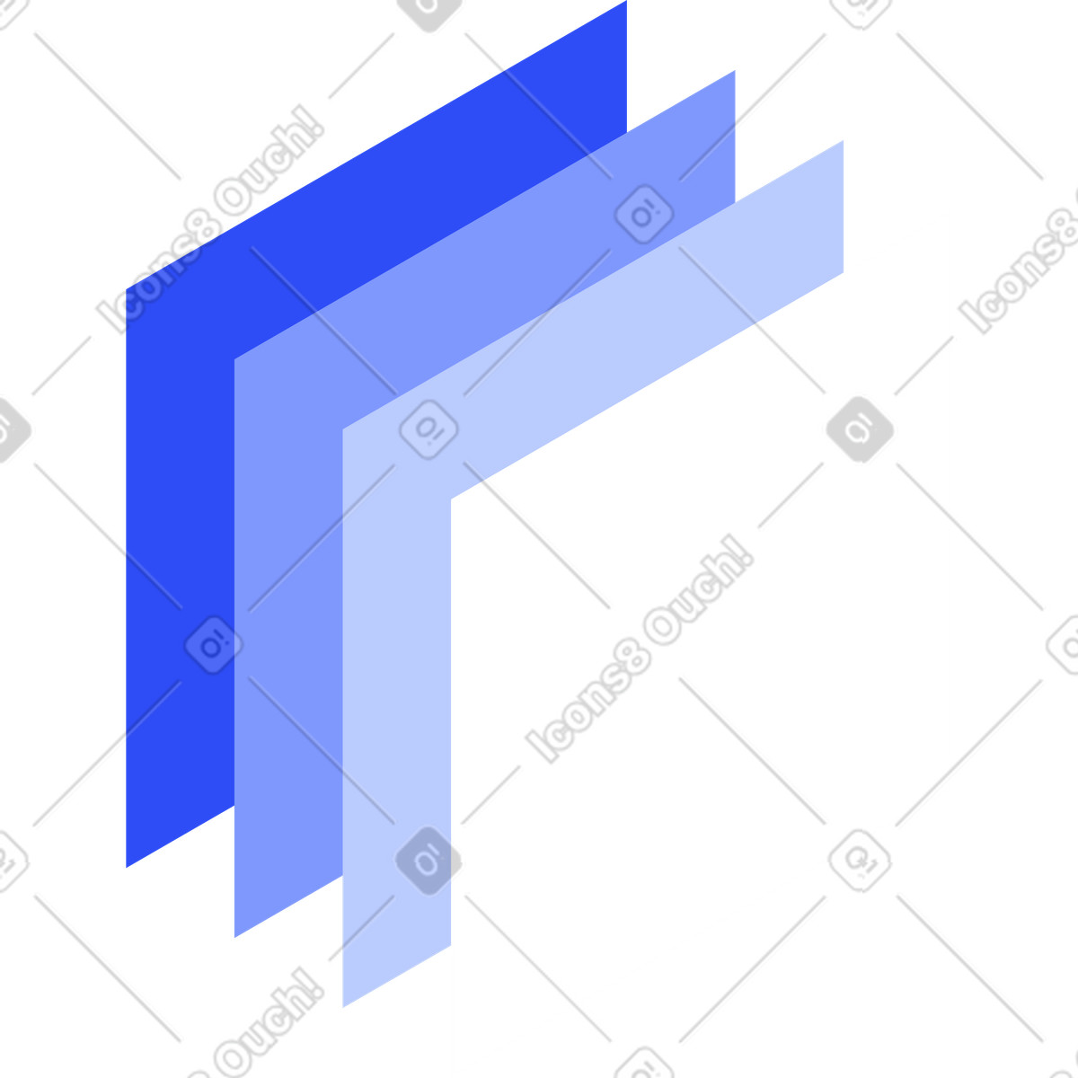 Ilustración Pila de paneles en estilo System a descargar en PNG y SVG
